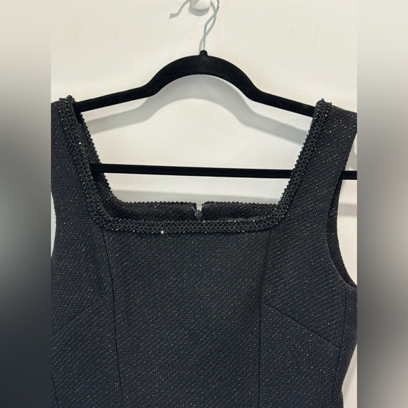 Maje short rinestone dress, Elegant Black Sleeveless Dress size 36. NEW - Picture 14 of 16